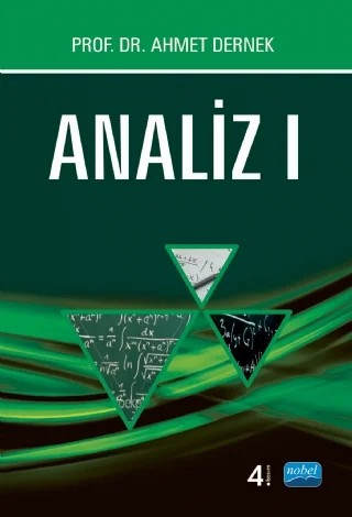 Analiz I – Ahmet Dernek – Nobel Akademik Yayıncılık kitap kapağı