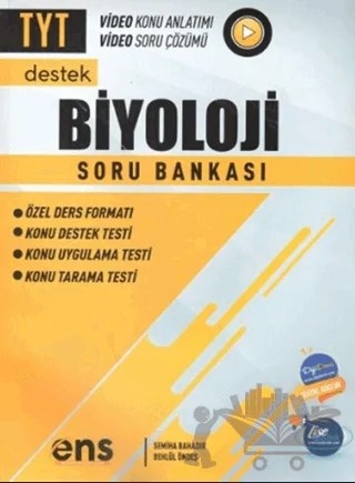 TYT Biyoloji Soru Bankası – Behlül Öndeş, Semiha Bahadır – ENS Yayınları kitap kapağı