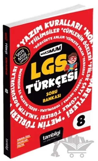 8. Sınıf LGS Türkçesi Maksimum Soru Bankası – Kolektif – Tambilgi Yayınları kitap kapağı