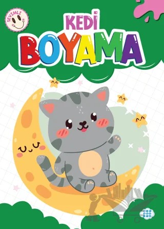 Sevimli Kedi Boyama – Kollektif – Dokuz Çocuk kitap kapağı