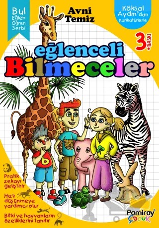 Eğlenceli Bilmeceler – Avni Temiz – Pamiray Çocuk kitap kapağı