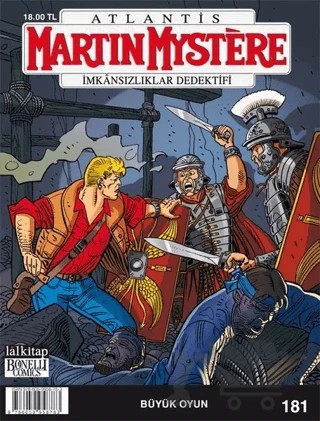 Martin Mystere sayı: 181 - Büyük Oyun – Lal Kitap kitap kapağı
