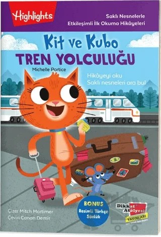 Kit ve Kubo Tren Yolculuğu – Michelle Portice – Dikkat Atölyesi Yayınları kitap kapağı