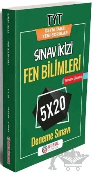 TYT Fen Bilimleri Sınav ikizi Tamamı Çözümlü 5x20 Deneme Sınavı – Kolektif – Kurul Yayıncılık kitap kapağı