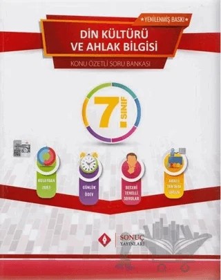 7. Sınıf Din Kültürü ve Ahlak Bilgisi Kazanım Merkezli Soru Kitapçığı Seti – Kolektif – Sonuç Yayınları kitap kapağı