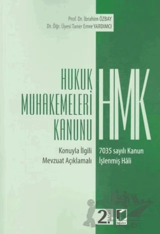 Hukuk Muhakemeleri Kanunu – İbrahim Özbay, Taner Emre Yardımcı – Adalet Yayınevi kitap kapağı