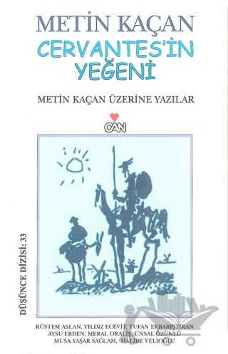 Cervantes’in Yeğeni – Aysu Erden, Halide Velioğlu, Meral Oraliş, Musa Yaşar Sağlam, Rüstem Aslan, Tufan Erbarıştıran, Ünsal Özünlü, Yıldız Ecevit – Can Yayınları kitap kapağı
