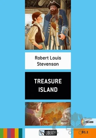 Treasure Island (Step Up) B1.1 – Robert Louıs Stevenson – Liberty kitap kapağı