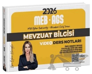 2026 MEB-AGS Mevzuat Bilgisi Video Ders Notları – Esra Özkan Karaoğlu – Hoca Kafası Yayınları kitap kapağı