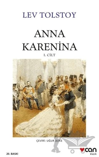 Anna Karenina – Lev Nikolayeviç Tolstoy – Can Yayınları kitap kapağı