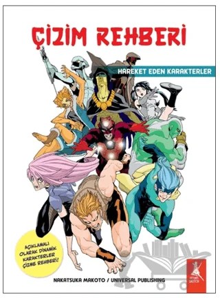 Çizim Rehberi/ Hareket Eden Karakterler – Nakatsuka Makoto – Artemis Yayınları kitap kapağı