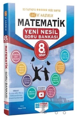 8. Sınıf Matematik Video Çözümlü Soru Bankası – Kolektif – Evrensel İletişim Yayınları kitap kapağı