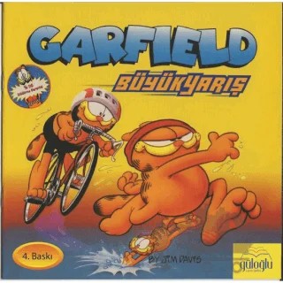 Garfield Büyük Yarış – Scott Nickel – Güloğlu Yayıncılık kitap kapağı