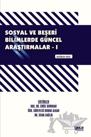 Sosyal ve Beşeri Bilimlerde Güncel Araştırmalar - I – Kolektif – Gece Kitaplığı kitap kapağı
