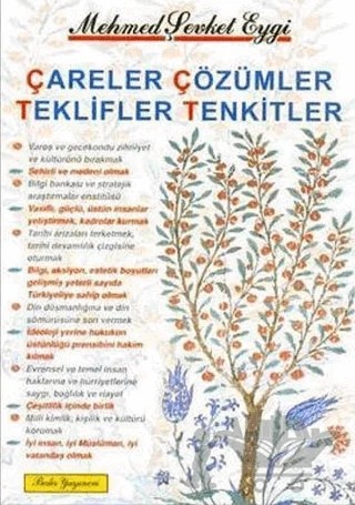 Çareler - Çözümler - Teklifler - Tenkitler – Mehmed Şevket Eygi – Bedir Yayınları kitap kapağı