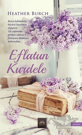 Eflatun Kurdele – Heather Burch – Arkadya Yayınları kitap kapağı