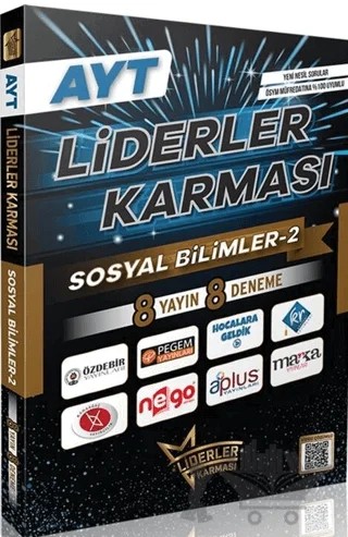 AYT Sosyal Bilimler - 2 Branş Denemeleri – Kollektif – Liderler Karması Yayınları kitap kapağı