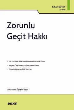 Zorunlu Geçit Hakkı – Erhan Günay – Seçkin Yayıncılık kitap kapağı