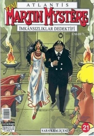 Martin Mystere İmkansızlar Dedektifi Sayı: 21 Saba Kraliçesi – Lal Kitap kitap kapağı