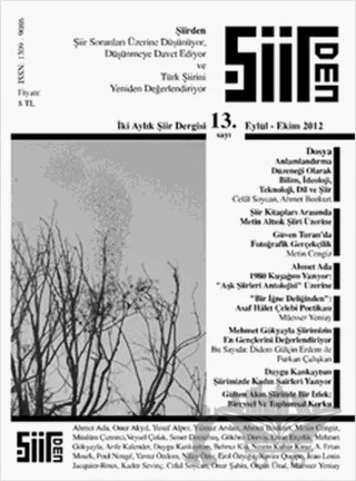 Şiirden İki Aylık Şiir Dergisi Sayı: 13 Eylül - Ekim 2012 – Şiirden Yayıncılık kitap kapağı