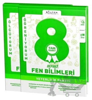 8. Sınıf Fen Bilimleri Depar Yeterlilik Paketi – Kolektif – Bilfen Yayıncılık kitap kapağı