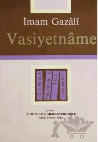 Vasiyetname – İmam-ı Gazali – Sahhaflar Kitap Sarayı kitap kapağı