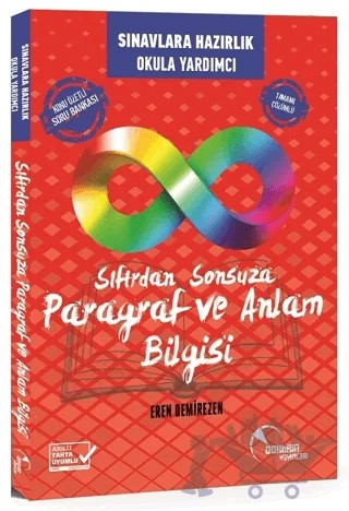 Sıfırdan Sonsuza Paragraf ve Anlam Bilgisi Konu Özetli Soru Bankası – Eren Demirezen – Doktrin Yayınları kitap kapağı