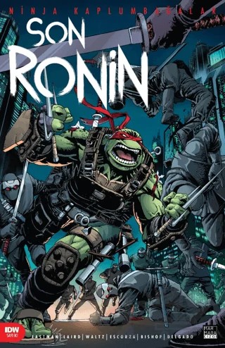 Ninja Kaplumbağalar - Son Ronin Sayı 2 – Kevin Eastman, Peter Laird, Tom Waltz – Marmara Çizgi kitap kapağı
