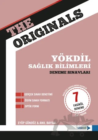 The Originals YÖKDİL Sağlık Bilimleri Deneme Sınavları – Eyüp Gündüz, Anıl Baysal – Vizetek Yayıncılık kitap kapağı