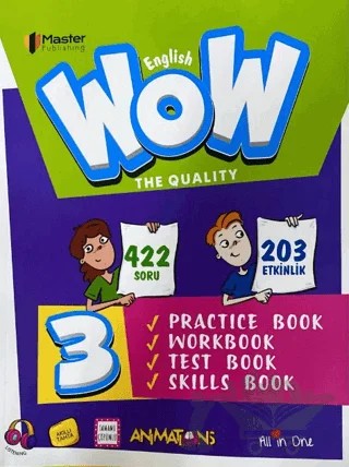 3. Sınıf Wow English the Quality – Kolektif – Fenomen Yayınları kitap kapağı