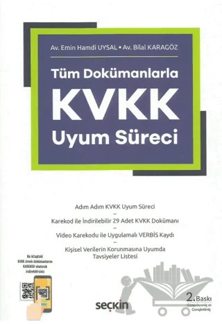 Tüm Dokümanlarla KVKK Uyum Süreci – Emin Hamdi Uysal, Bilal Karagöz – Seçkin Yayıncılık kitap kapağı