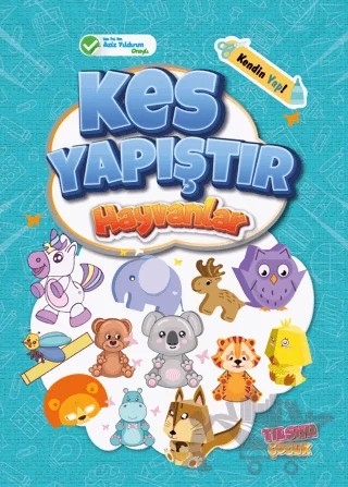 Kes Yapıştır - Hayvanlar – Kolektif – Tılsım Yayınevi kitap kapağı