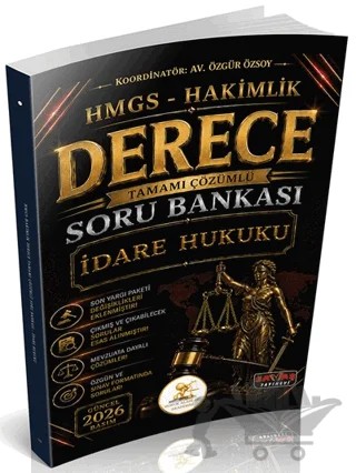 HUKAL HMGS-Hakimlik Derece İdare Hukuku Soru Bankası – Özgür Özsoy – Savaş Yayınevi kitap kapağı