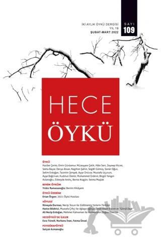 Hece Öykü Dergisi Sayı:109 Şubat -Mart 2022 – Hece Dergisi kitap kapağı
