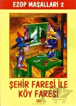 Şehir Faresi ile Köy Faresi – Aisopos – Altın Kitaplar kitap kapağı