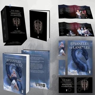 Hepimiz Gökyüzü Olmak İstedik 4 – Efsaneler ve Lanetler (Kutulu) – N. G. Kabal – Dex Yayınevi kitap kapağı