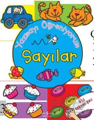 Yazmayı Öğreniyorum - Sayılar – Kolektif – İş Bankası Kültür Yayınları kitap kapağı