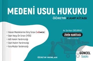 Medeni Usul Hukuku Konu Anlatımı – Sertkan Erdurmaz – Öğretir Yayınları kitap kapağı