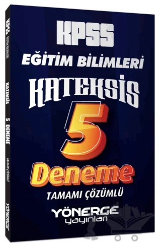 2024 KPSS Eğitim Bilimleri Kateksis 5 Çözümlü Deneme – Kolektif – Yönerge Yayınları kitap kapağı