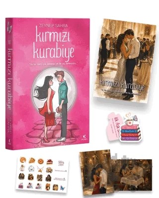 Kırmızı Kurabiye - Kenar Boyamalı – Zeynep Sahra – Pukka Yayınları kitap kapağı
