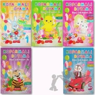 Koparmalı Boyama Kitabı 5 Kitap – Kolektif – Gönül Yayıncılık kitap kapağı