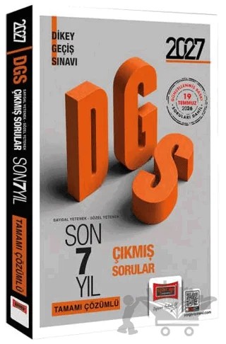 2027 DGS Sayısal-Sözel Yetenek Tamamı Çözümlü Son 7 Yıl Çıkmış Sorular – Kolektif – Yargı Yayınevi kitap kapağı