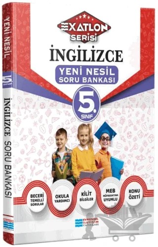 5. Sınıf Exatlon Serisi İngilizce Yeni Nesil Soru Bankası – Kolektif – Evrensel İletişim Yayınları kitap kapağı