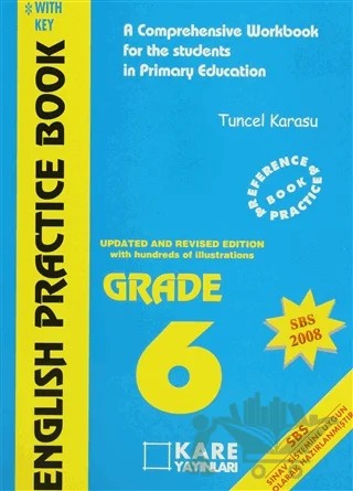 English Practice Book 6 – Tuncel Karasu – Kare Yayınları kitap kapağı