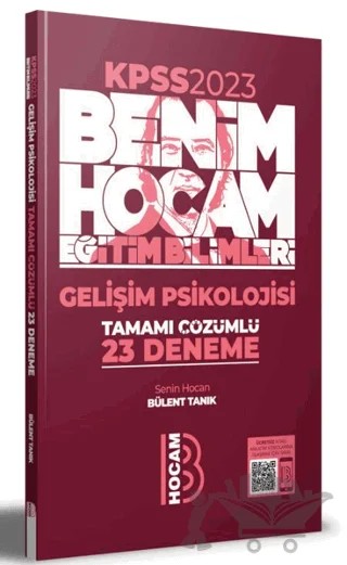 2023 Eğitim Bilimleri Gelişim Psikolojisi Tamamı Çözümlü 23 Deneme – Bülent Tanık – Benim Hocam Yayınları kitap kapağı