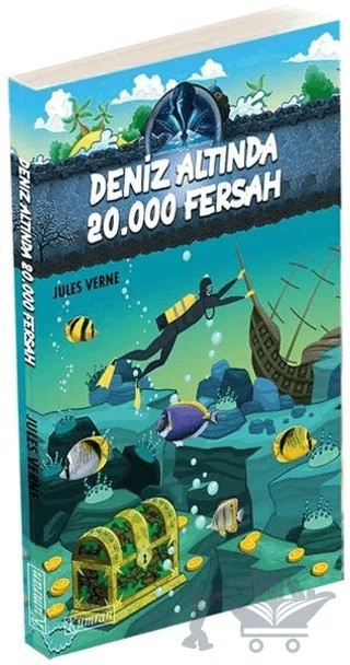 Deniz Altında 20.000 Fersah – Jules Verne – Kumran Yayınları kitap kapağı