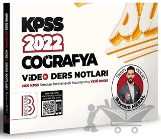 KPSS Coğrafya Video Ders Notları – Bayram Meral – Benim Hocam Yayınları kitap kapağı