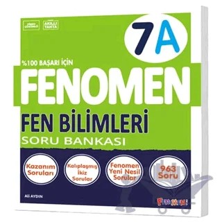 Fenomen 7 Fen Bilimleri (A) Soru Bankası – Kolektif – Fenomen Yayınları kitap kapağı