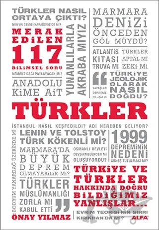 Türkler – Önay Yılmaz – Alfa Yayınları kitap kapağı