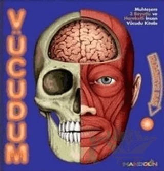 Vücudum - Muhteşem 3 Boyutlu ve Hareketli İnsan Vücudu Kitabı – Kolektif – Mandolin Yayınları kitap kapağı